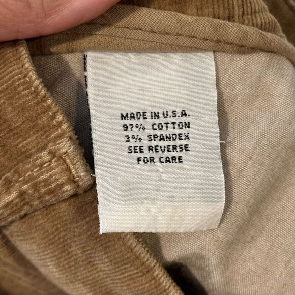 FABRIZIO GIANNI SLIM-FIT STRETCH TAWNY CORDUROY WOMENS SIZE 6 - Picture 7 of 13